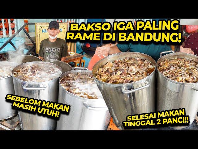 1 JAM ABIS PULUHAN KILO IGA! BAKSO IGA PALING RAME DI BANDUNG