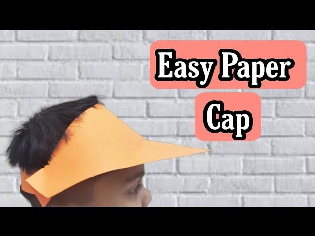 Paper cap | Paper cap making | Origami cap | Paper Hat | How To Make Paper Cap | DIY | Paper Craft