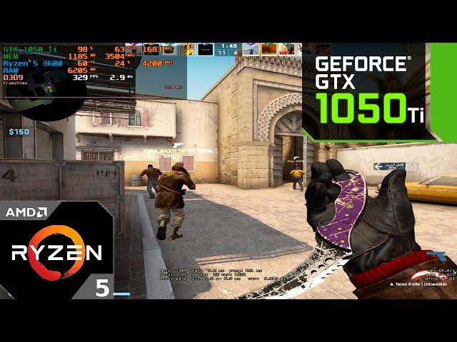 CS:GO : GTX 1050 Ti + Ryzen 5 3600