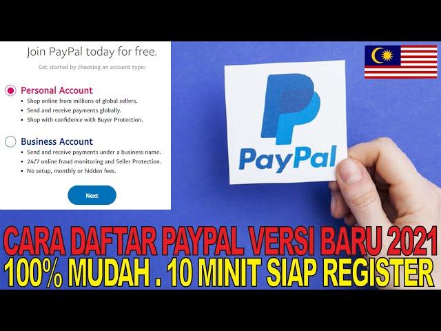 CARA MUDAH DAFTAR PAYPAL ‼️ CARA BUAT AKAUN PAYPAL MALAYSIA