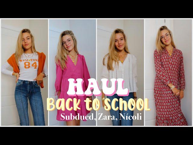 haul back to school :) (Subdued, Zara, Nícoli...)