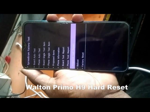 Walton primo H9 Hard Reset Pin Pattern Password Remove