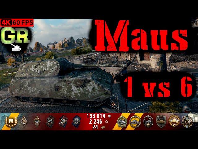 World of Tanks Maus Replay - 9 Kills 9.1K DMG(Patch 1.4.0)