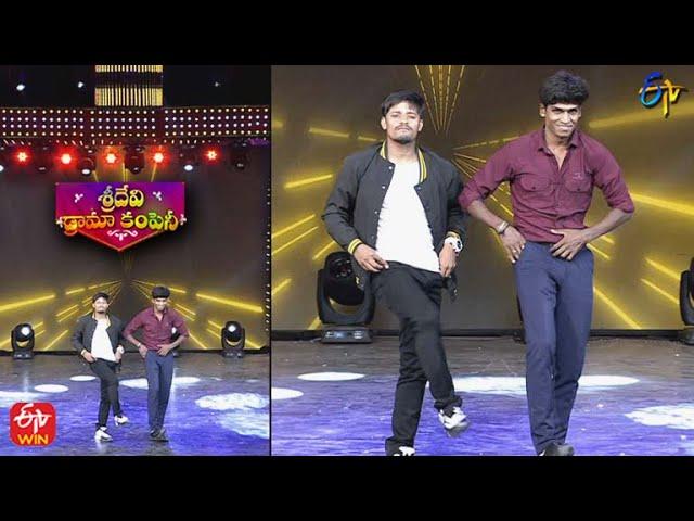 Dhee Raju & Manikanta Dance Performance | Sridevi Drama Company | 24th April 2022 | ETV Telugu