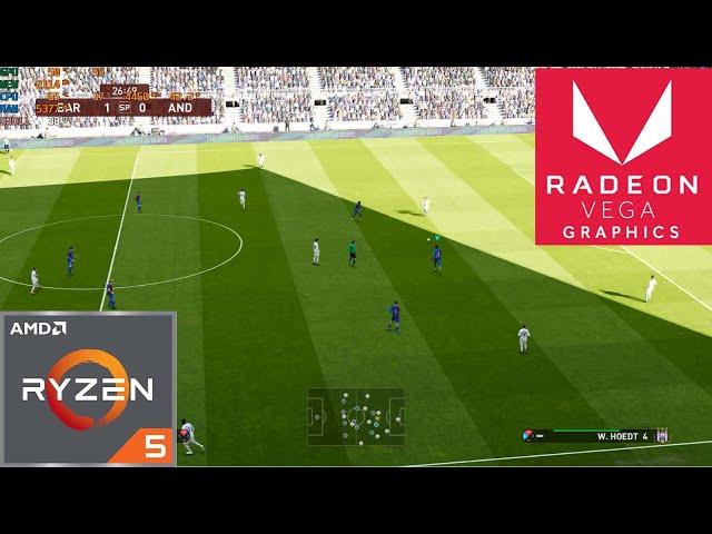 PES 2021 - Ryzen 5 5600G 16GB RAM (1080p) Gameplay