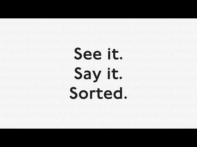 'See it Say it Sorted' Announcements - World's Most Efficient Security Announcement from UK