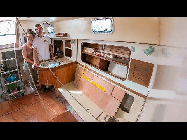 Rebuilding Our Rotten $1 Sailboat | SAILING SEABIRD Ep.77