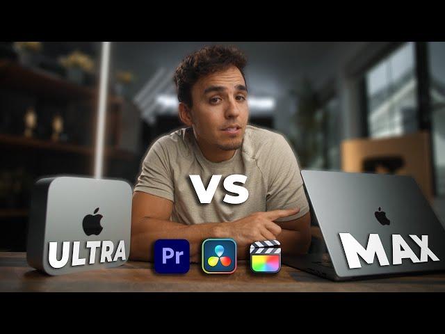 Mac Studio M1 ULTRA vs Macbook Pro MAX // Best Editing Computer?