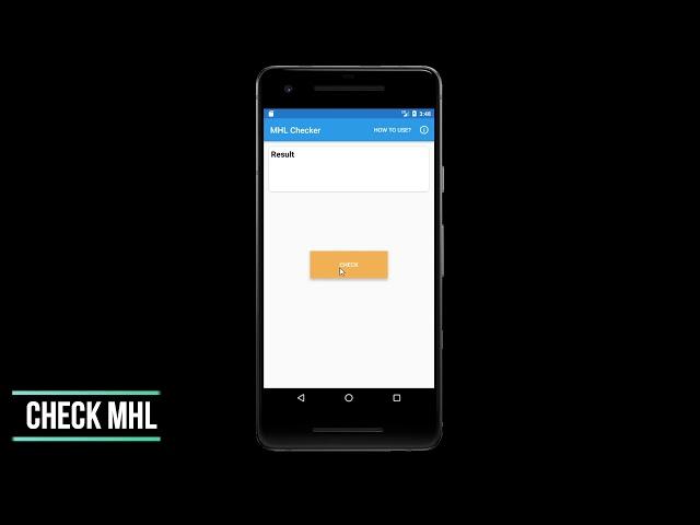 [Android] MHL Checker - Check HDMI For Android