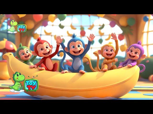 Five Little Monkey song -  Nursery Rhymes & Kids Songs -Toy tv