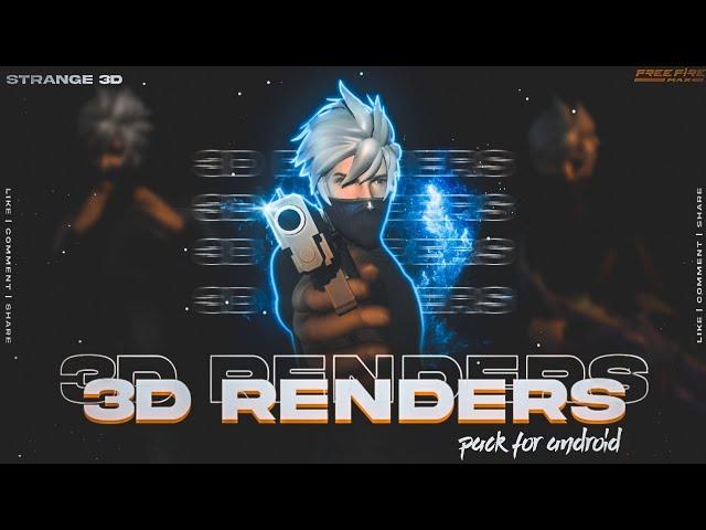 FREEFIRE 3D RENDER PACK | PRISMA 3D