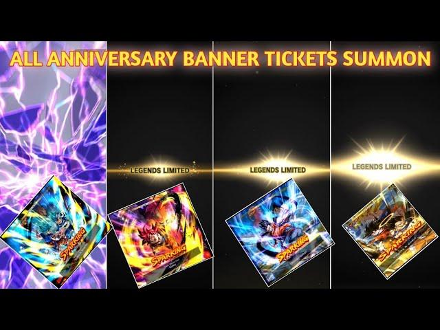 All Anniversary Banner Tickets Summon | 6Th Anniversary | Dragon Ball Legends