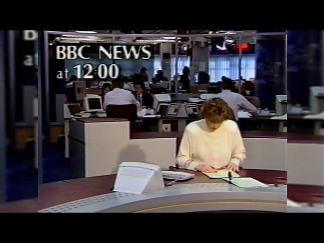 BBC One, «BBC News» + «Weather» - Tuesday 22 November 1988