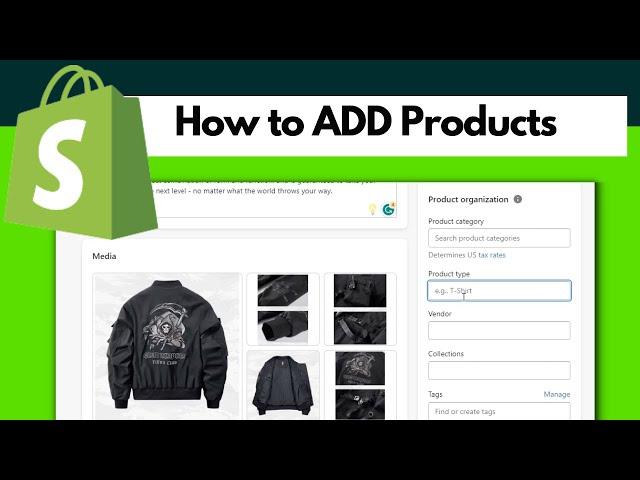 How to Add Products in Shopify - Shopify Tutorial For Beginners