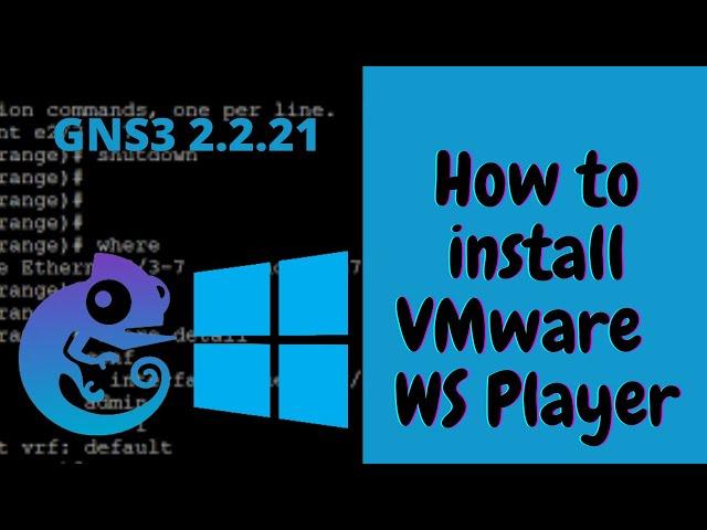 1. GNS3 - How to install VMware WS Player