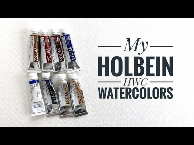 My Holbein HWC Watercolors