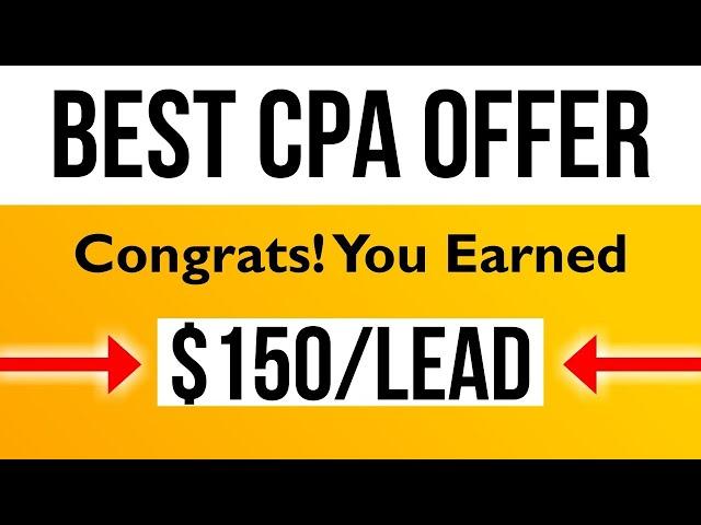 Best CPA Marketing Offer For Beginners : Get Paid $150 Per SignUp | Cpagrip Tutorial