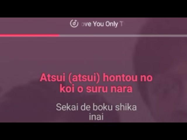 TOKIO Love You Only TOK10 KARAOKE