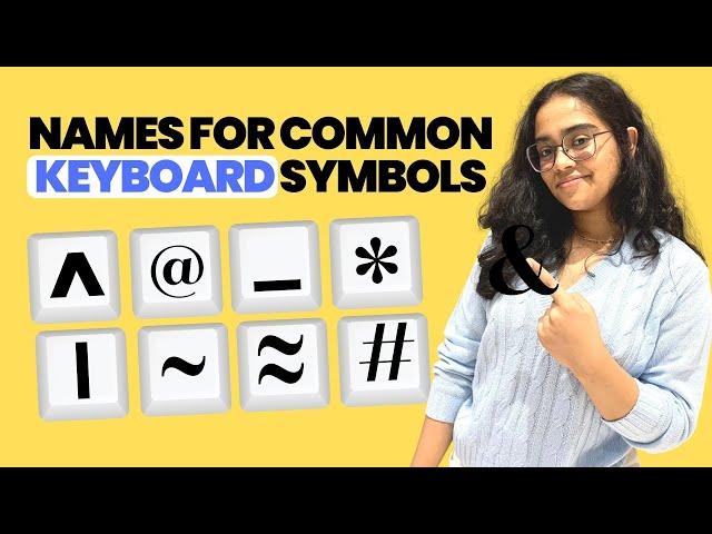 Keyboard ⌨️ Symbols Vocabulary You May Not Know! English Speaking Practice | #shorts  #englishwords