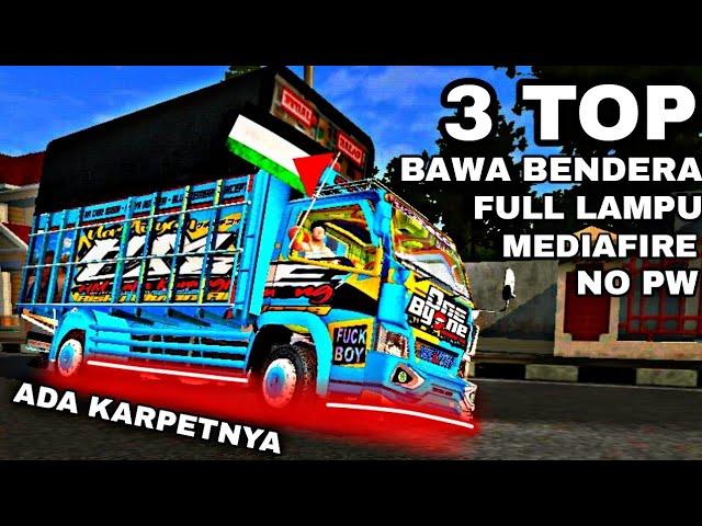 3 TOP MOD BUSSID TRUCK CANTER FULL STROBO LINK MEDIAFIRE NO PW || MOD BUSSID TERBARU TRUCK CANTER .