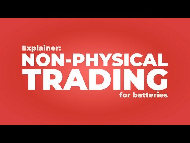 How does non-physical power trading work?