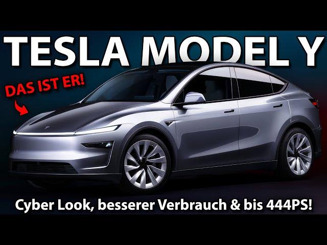 TESLA MODEL Y 2025 - Cyber Look, better consumption & up to 444 PS!