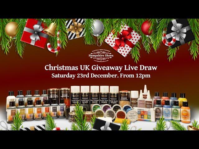 Hampshire Sheen Christmas UK Giveaway Live Draw