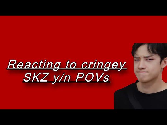 Reacting to cringey SKZ y/n POVs (I GOT NOTICED BY THEM)