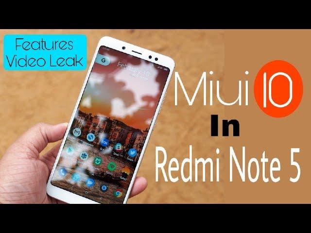 Miui 10 in Redmi Note 5 and pro install by Arshfortech