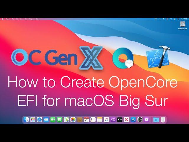 How to Create OpenCore EFI for macOS Big Sur (Beta) | Hackintosh | Ryzentosh | Step By Step Guide