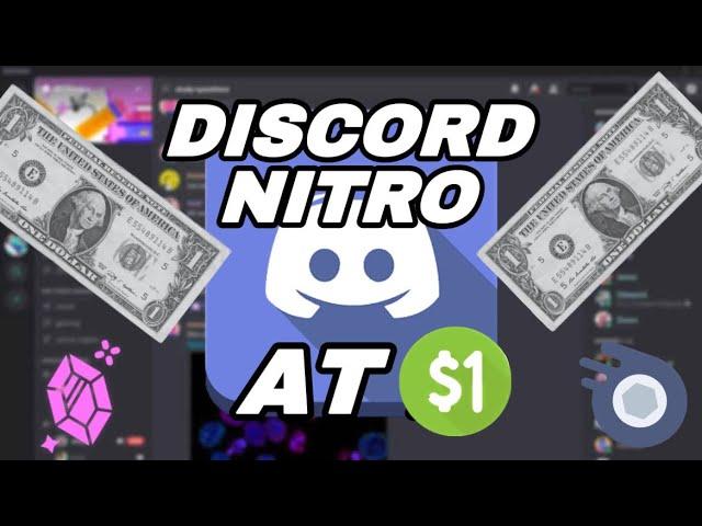 HOW TO GET DISCORD NITRO FOR 1$?!!!