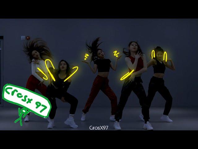 ITZY "WANNABE" Dance Practice with Scribble Effect