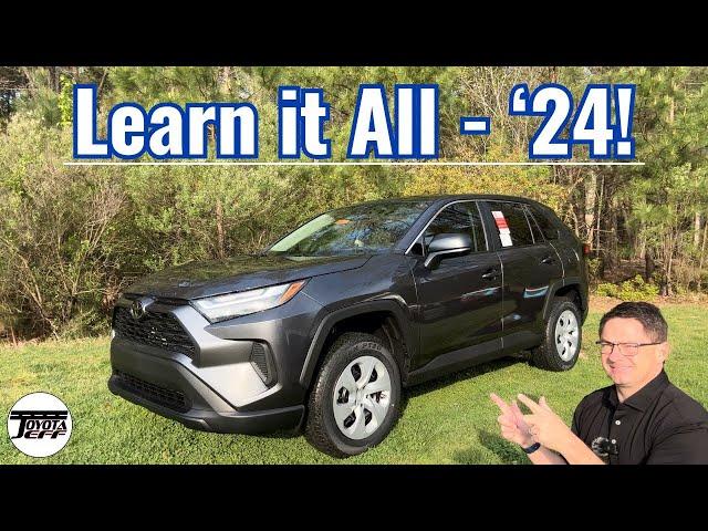 2024 RAV4 LE Review & Tutorial: Buttons, Controls, Specs, More!