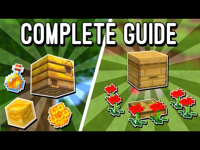 Minecraft Bee and Honey Farming Guide | No Nonsense (All Versions)