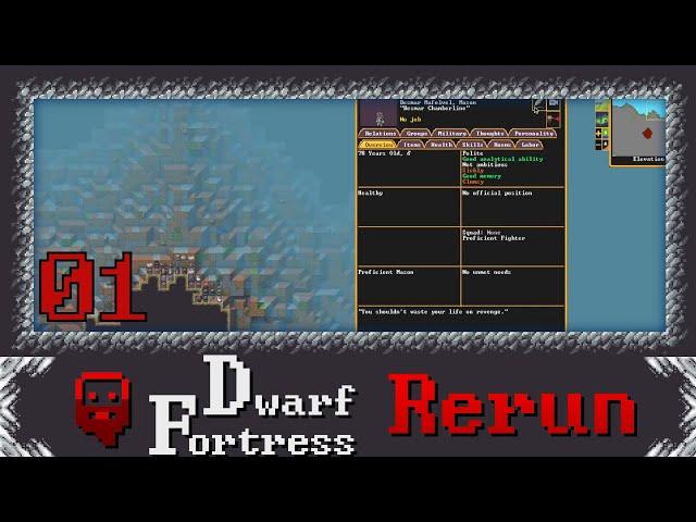 Dwarf Fortress - Heatstone | 01 (Volcano/Hard Difficulty)