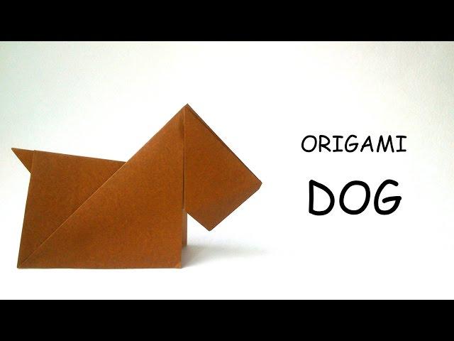 Origami Dog Tutorial- Origami for Kids