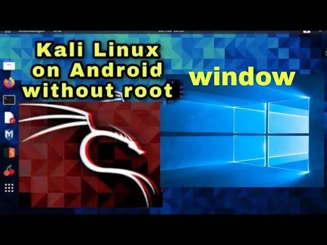 Kali Linux and Windows on Android without root using termux #android