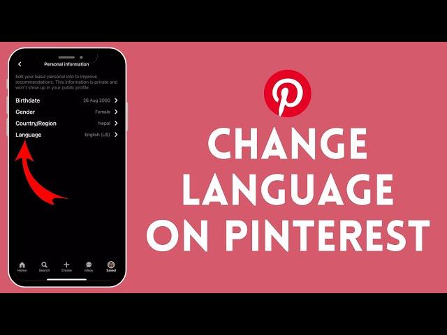 How to Change Language on Pinterest (2024) | Edit Language on Pinterest