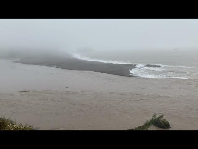 Mouth of the Russian River at the Jenner coastline, Sonoma County