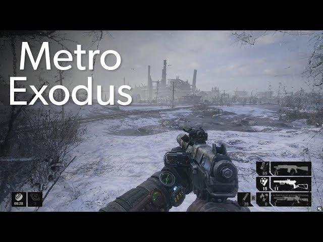 Playing Metro Exodus on PC with RTX on