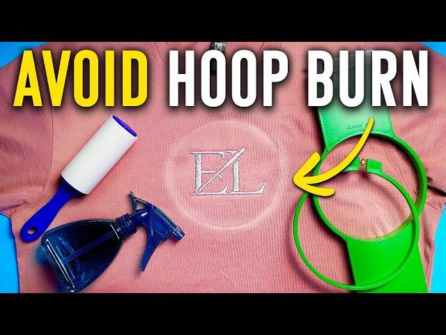 How to Avoid Hoop Burn for Machine Embroidery