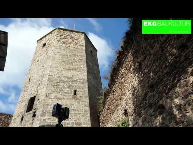 Gars am Kamp -  3D Laserscan der Burgruine