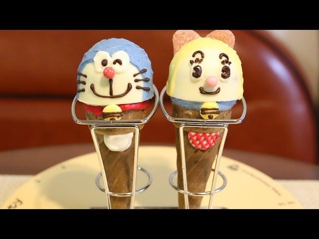 glico GiantCaplicoDecoration Doraemon & Dorami (edible chocolate DIY Candy)