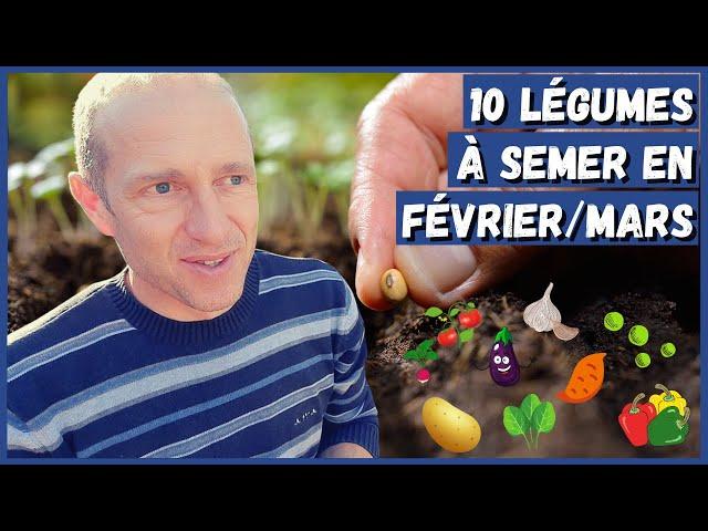 10 légumes à semer en février/mars au potager !