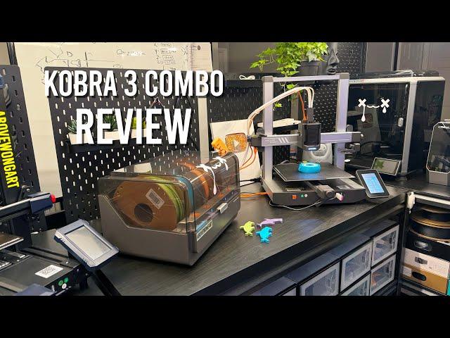 Review of the Multicolor 3D Printer Kobra 3 Combo by Anycubic