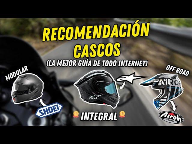 LOS MEJORES CASCOS PARA MOTO (LA MEJOR GUÍA) ️INTEGRALES, MODULARES, ADVENTURE y OFFROAD ECE22.06