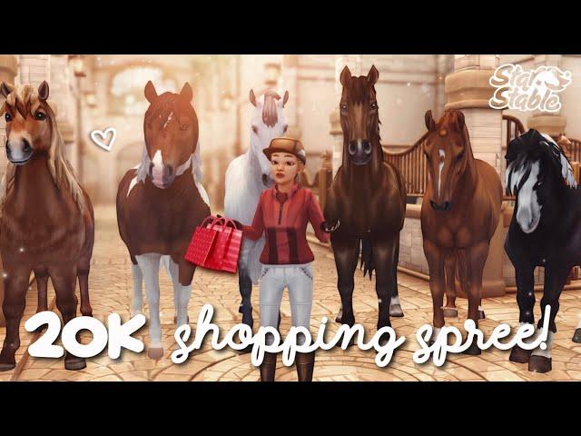 20K Star Coin Shopping Spree! ️ Star Stable Online 