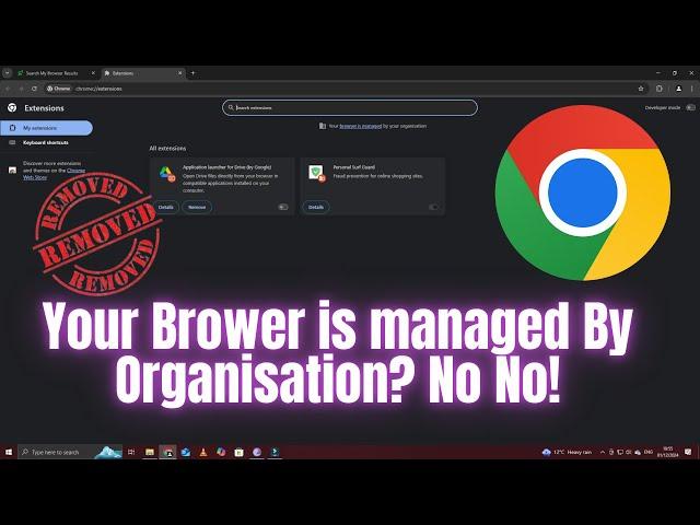 Error: How To Fix-Google Chrome Your Browser is Managed By Your Organisation