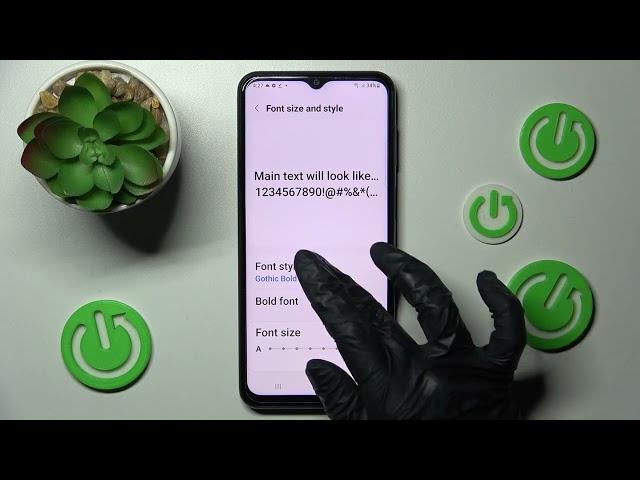 How to Manage Font on Samsung Galaxy A23 - Choose The Best Font Style