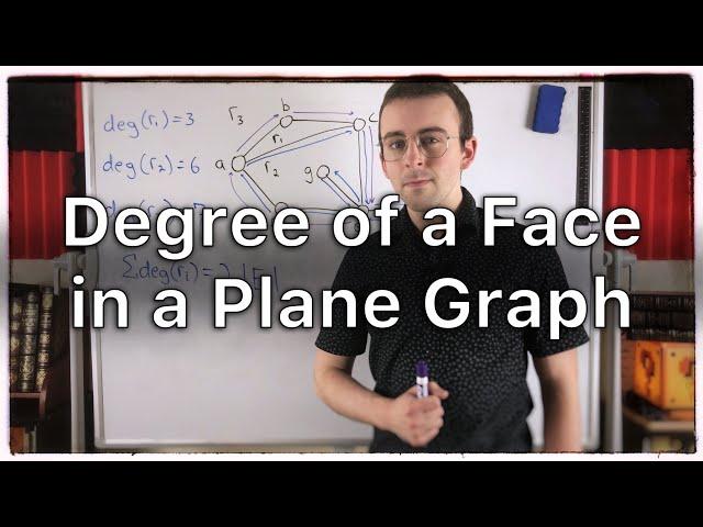 Degree of a Face in a Plane Graph | Graph Theory